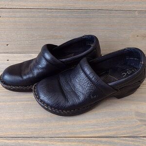 B.O.C. Peggy Slip On Clog By Born Womens Size 8 Black